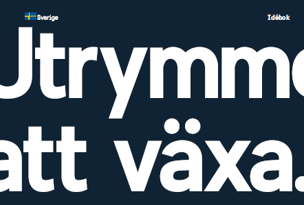 Idébok Utrymme att växa