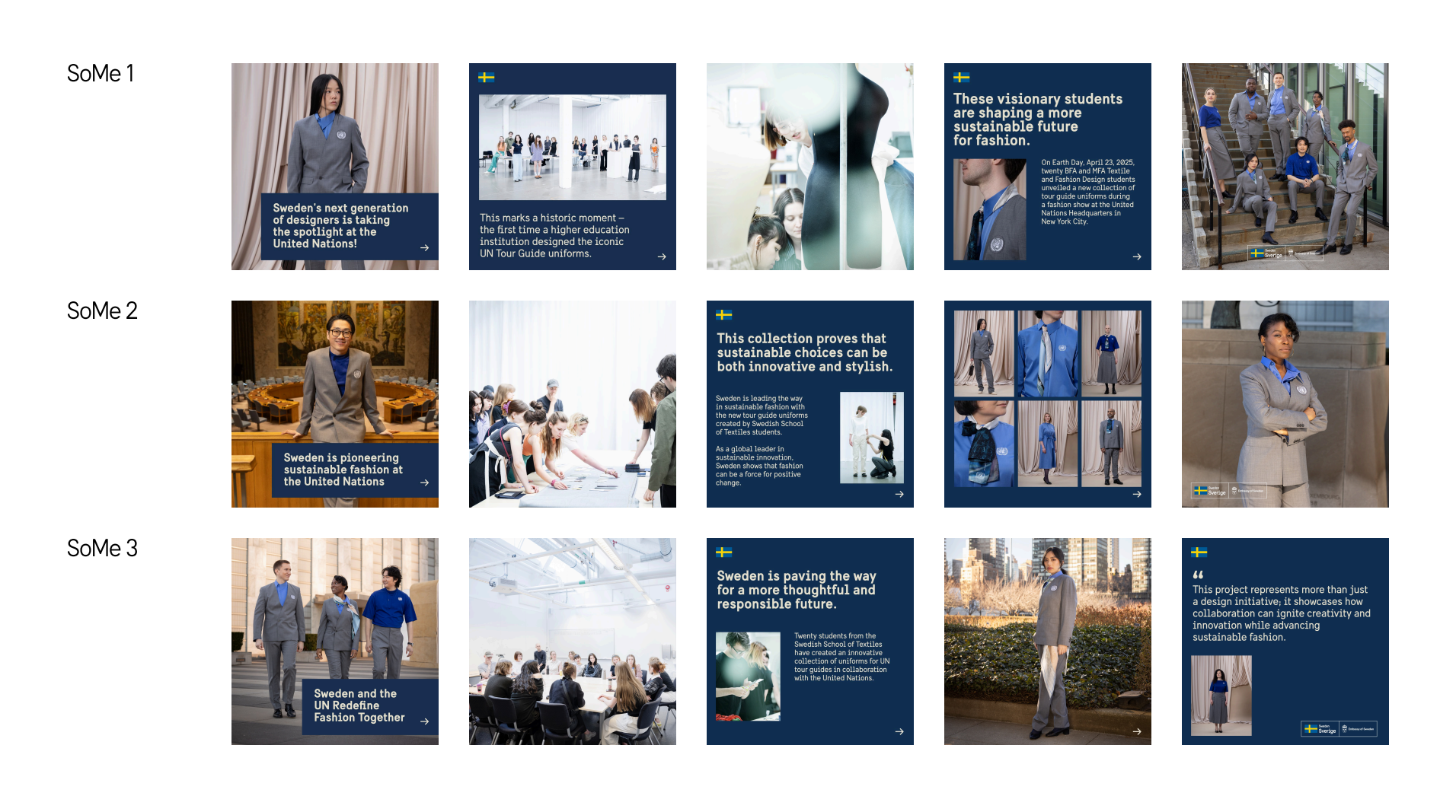 Three posts for social media